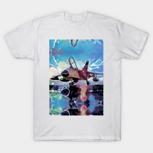 Fasbytes Aviation Fighter jet Artwork T-Shirt